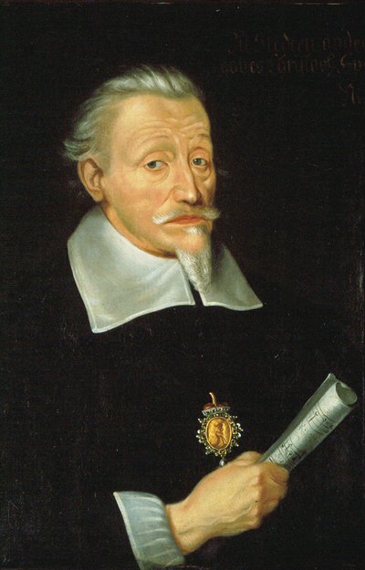 Portret van de componist Heinrich Schütz door Christoph Spetner