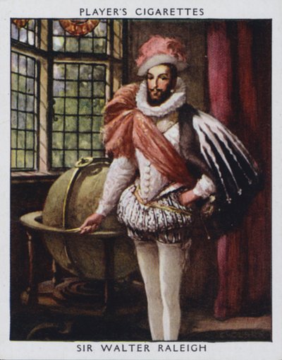 Sir Walter Raleigh door Christopher (after) Clark
