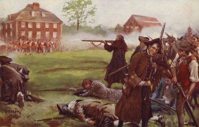Het gevecht bij Lexington door Christopher Clark