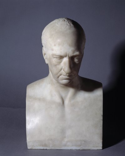 Buste die de Schotse schilder Gavin Hamilton (1723-1798) afbeeldt door Christopher Hewetson
