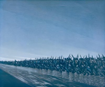 Kolom op de mars door Christopher Richard Wynne Nevinson