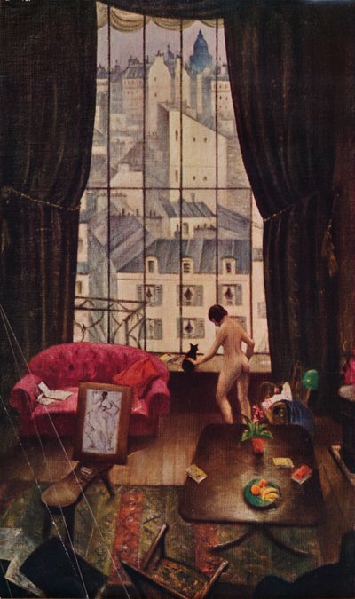 Een studio in Montparnasse, c1926, 1935 door Christopher Richard Wynne Nevinson