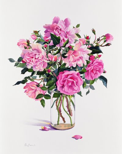 Rozen in een glazen pot door Christopher Ryland