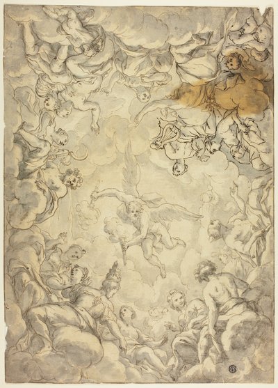 Prometheus haalt vuur van Olympus door Cigoli