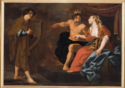 Orpheus, Pluto en Proserpina door Claes Cornelisz. Moeyaert