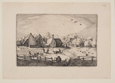 Bleekvelden bij de Haarlemmer Hout, van Gezicht in de Omgeving van Haarlem (Plaisante Plaetsen) door Claes Jansz. Visscher