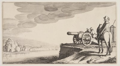 Uitkijktoren aan een rivier, uit Landschappen (Playsante Lantschappen) door Claes Jansz. Visscher II