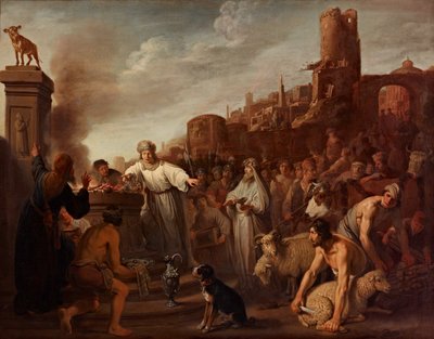 Offer van Jeroboam door Claes Moeyaert