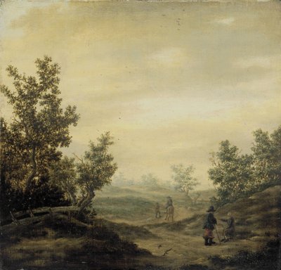 Weg in de duinen door Claes van Beresteyn (attributed to)