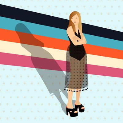 Mode Strepen door Claire Huntley