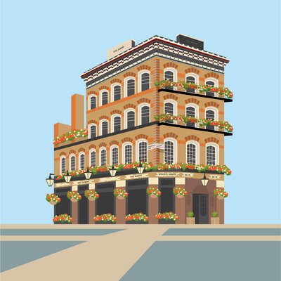 The Albert Pub, Victoria door Claire Huntley