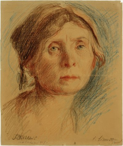 Zelfportret door Clara Siewert