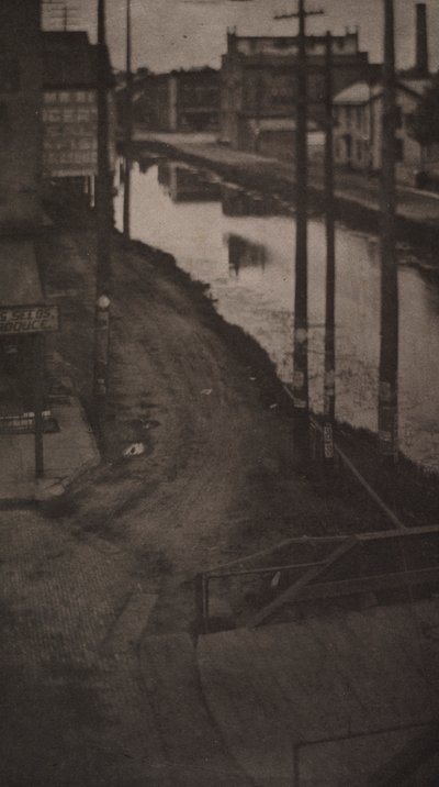 Telegraafpalen door Clarence H. White