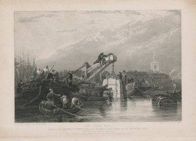 De Duikklok gebruikt bij de Thames Tunnel door Clarkson Frederick Stanfield