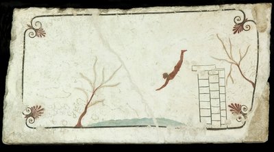 De Duiker. Graf van de Duiker Tomba del Tuffatore, ca. 470 v.Chr. door Classical Antiquities