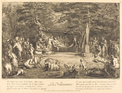 De Geboorte door Claude Gillot