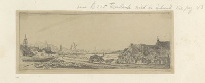 Landschap met een koets door Claude Henri Watelet