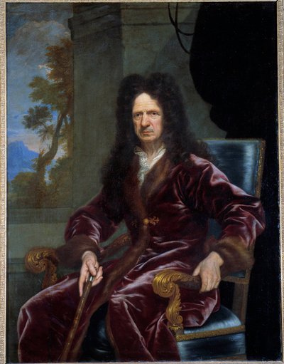 Portret van Andre Le Notre door Claude Lefebvre