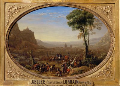 Le pas de Suse force par Louis XIII - Louis XIII neemt de pas bij Suse ... door Claude Lorrain (1600-82)
