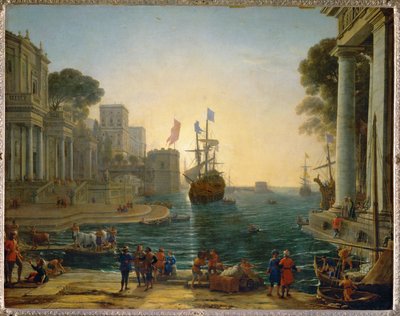 Ulysse remet Chriseis a son père ... door Claude Lorrain (1600-82)