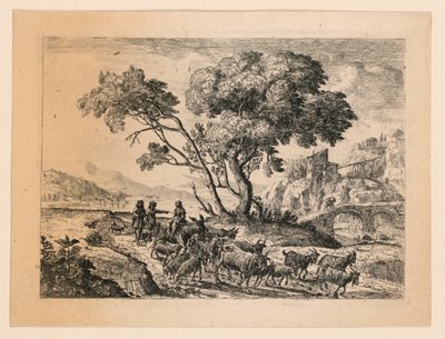Vertrek naar de velden door Claude Lorrain