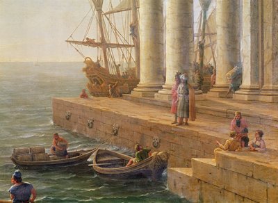 Haventafereel, detail uit 