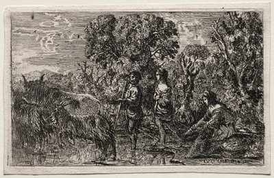 De Oversteek van de Voorde, 1634 door Claude Lorrain
