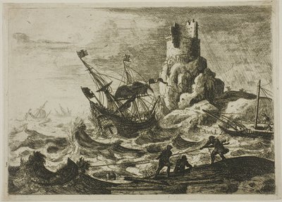 Het Schipbreuk door Claude Lorrain