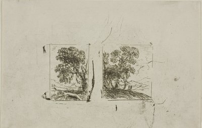 De Twee Landschappen door Claude Lorrain