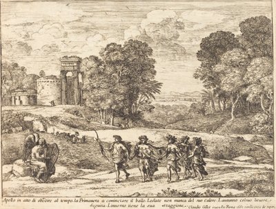 Tijd, Apollo en de Seizoenen door Claude Lorrain