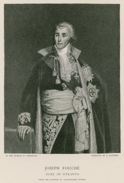Joseph Fouche, Hertog van Otranto door Claude Marie Dubufe