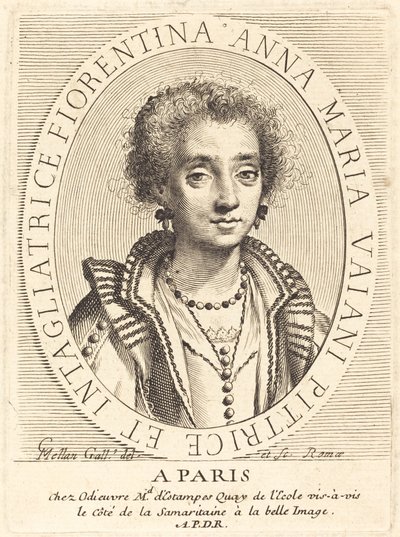 Anna Maria Vaiani door Claude Mellan