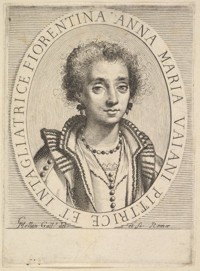 Anna Maria Vaiani door Claude Mellan
