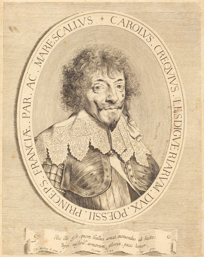 Karel I de Crequi, Hertog van Lesdiguières door Claude Mellan