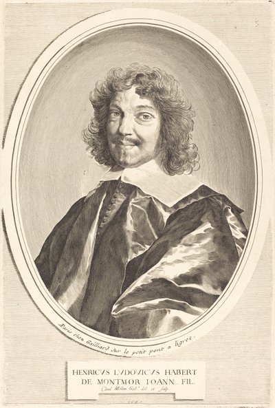 Henri-Louis Habert de Montmor door Claude Mellan