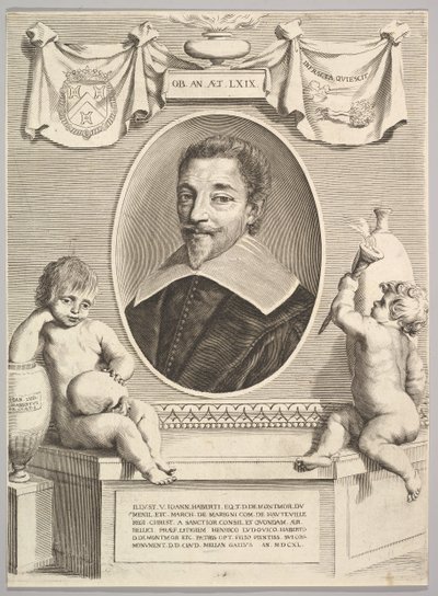 Jean Habert de Montmor door Claude Mellan