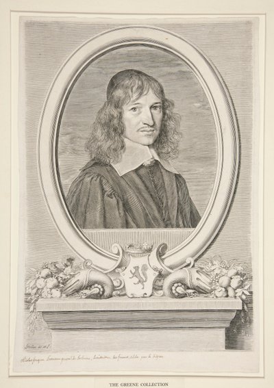 Nicholas Fouquet, Burggraaf van Melun en van Vaux (1615-1680) door Claude Mellan