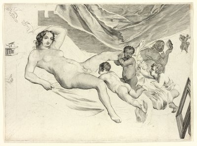 De Muizenval door Claude Mellan