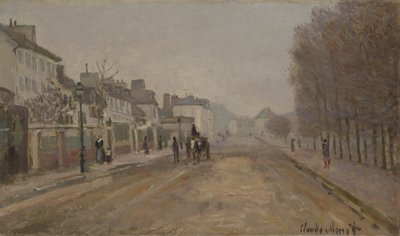 Boulevard Héloise, Argenteuil door Claude Monet