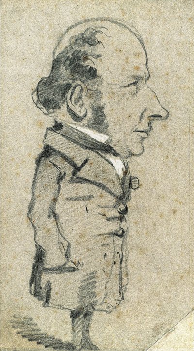 Karikatuur van Eugène Marcel door Claude Monet