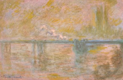 Charing-Cross Brug in Londen door Claude Monet