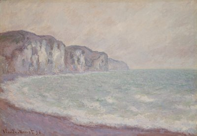 Klip bij Pourville door Claude Monet