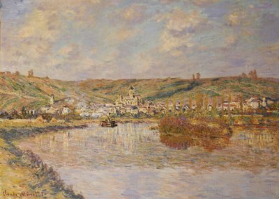 Einde van de middag, Vetheuil door Claude Monet
