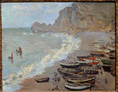 Etretat: het strand en de Porte d