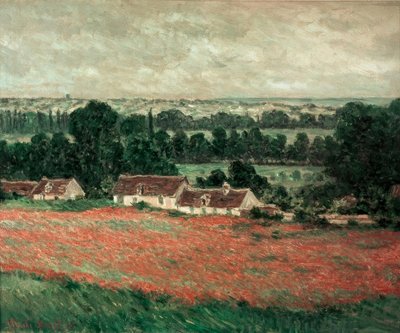Klaprozenveld, Giverny door Claude Monet