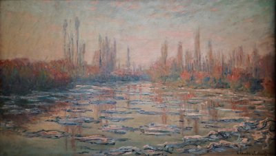 IJs, ook wel bekend als, Debacle op de Seine 1880 door Claude Monet