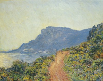 La Corniche bij Monaco door Claude Monet