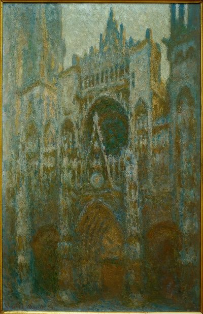 De kathedraal van Rouen, het portaal door Claude Monet