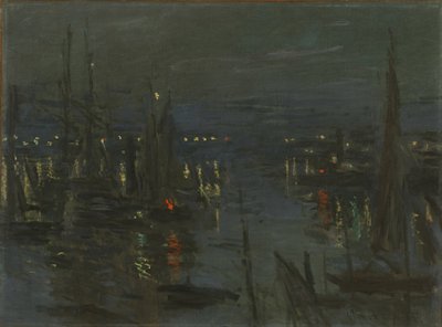 Le Port du Havre, Effet de Nuit door Claude Monet