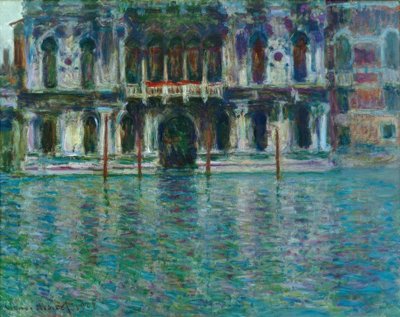 Het Contarini-paleis door Claude Monet